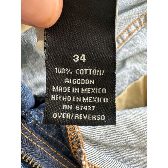 Ralph Lauren Relaxed Fit Mens Blue Jeans, size 34 - Picture 10 of 11